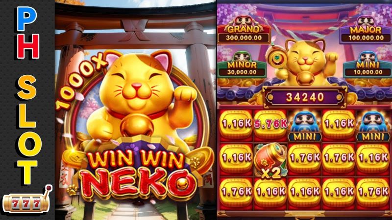 Nổ Hũ 2 Chú mèo thần tài Win Win Neko tại Vuabai 9